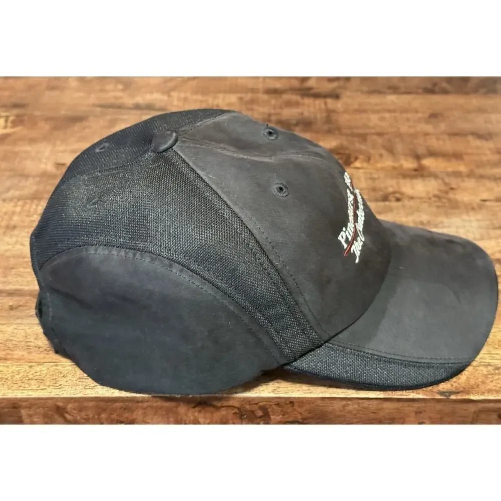 Vintage Imperial Pinehurst #8 Centennial Hat Strapback Canvas Cap Black